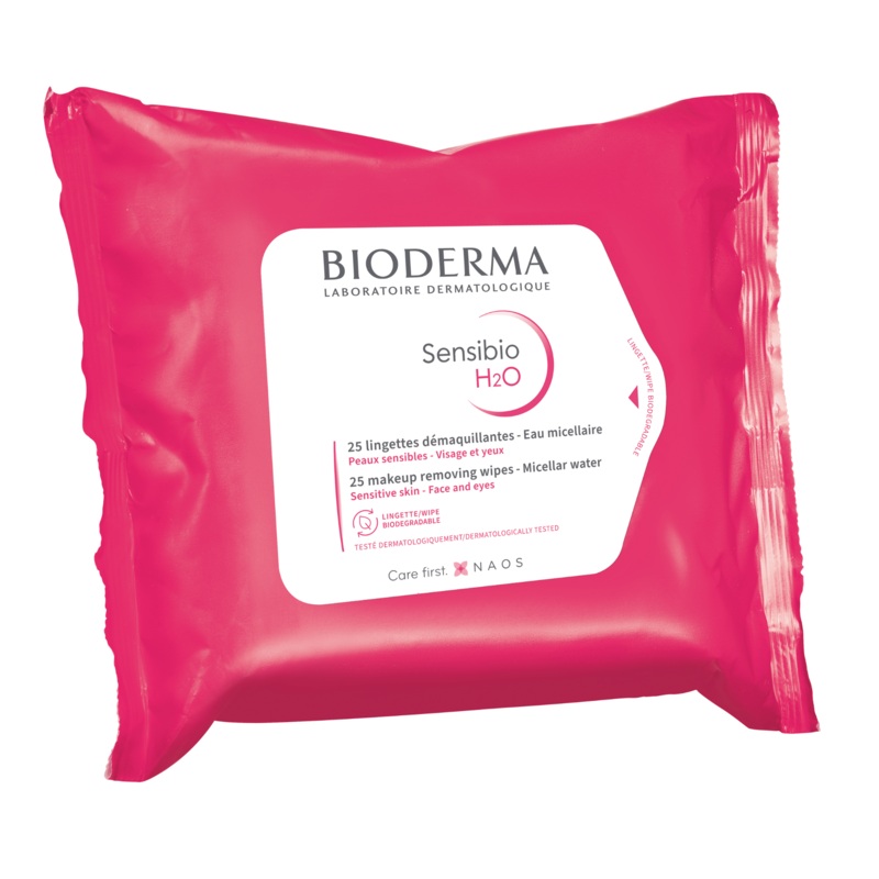 Bioderma Sensibio H2O Wipes 2×25 Wipes
