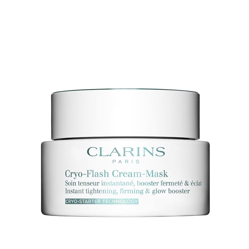 Clarins Cryo-Flash Cream-Mask: Cooling, Hydrating & Revitalizing Anti-Aging Facial Mask | Reduce Pores & Fine Lines