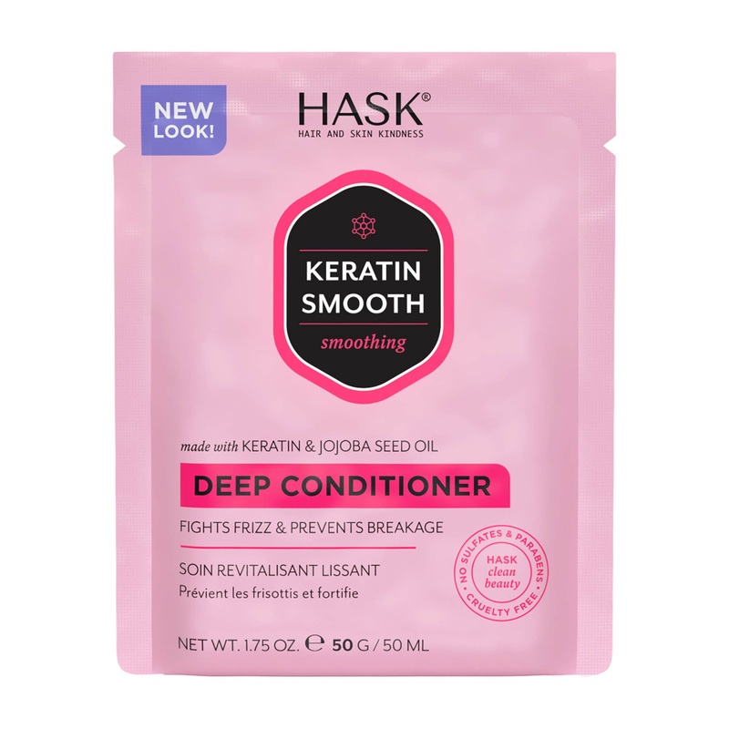 HASK Keratin Smooth smoothing deep conditioner, 50 g