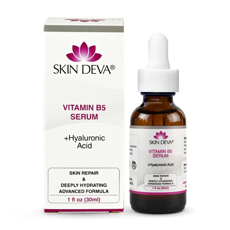 SKIN DEVA Vitamin B5 Serum + Hyaluronic Acid  30ml | Deep Hydration & Skin Barrier Repair