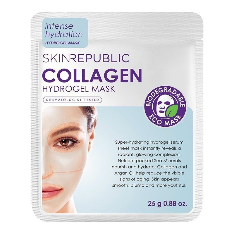 Skin Republic Collagen Hydrogel Face Sheet Mask | Anti-Aging, Hydrating & Firming Treatment