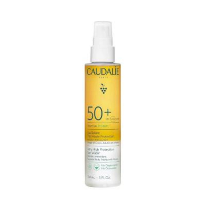 Caudalie Vinosun Protect SPF50 Sunscreen: High UVA/UVB Protection for Face, Body & Hair. Vegan, Antioxidant-Rich Formula