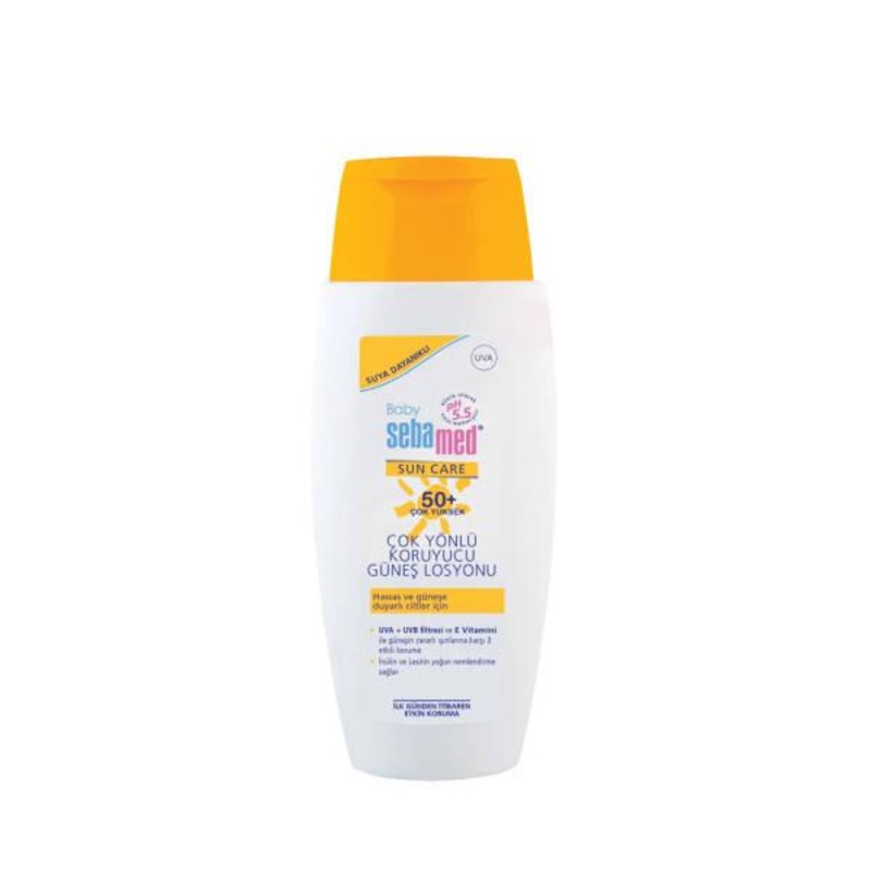 Sebamed Baby Sun Lotion SPF 50+ – Superior UVA/UVB Protection for Sensitive Skin – Paraben & Alcohol-Free – Keep Your Baby Safe From The Sun.