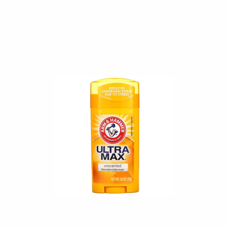 Arm & Hammer UltraMax Solid Antiperspirant Deodorant –  Unscented – 73g