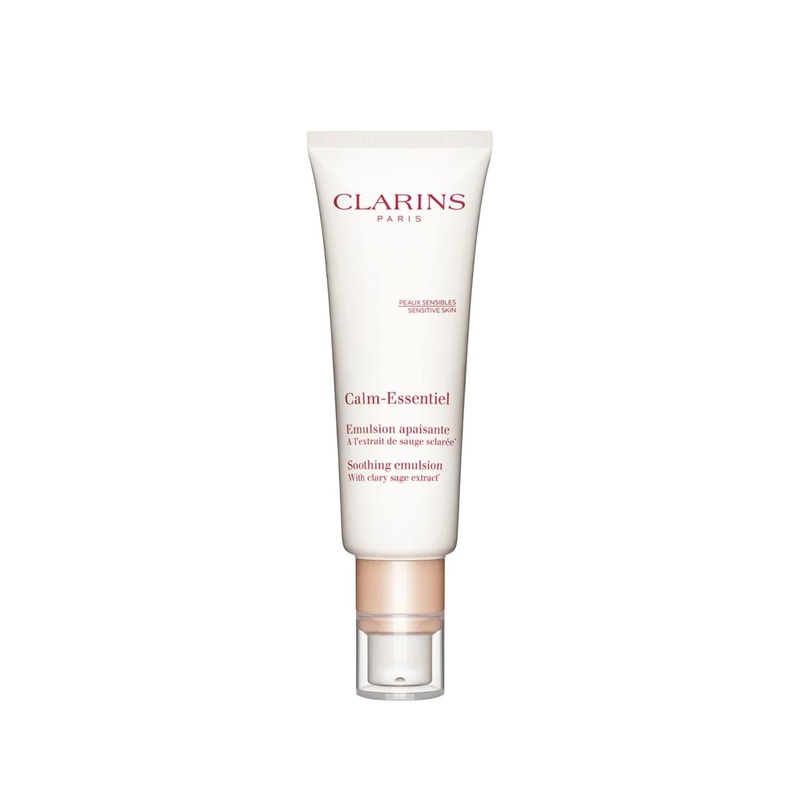 Clarins Calm Essentiel Soothing Emulsion: Ultimate Relief for Redness & Sensitive Skin – Hydrating Facial Moisturizer, 1.69 fl oz