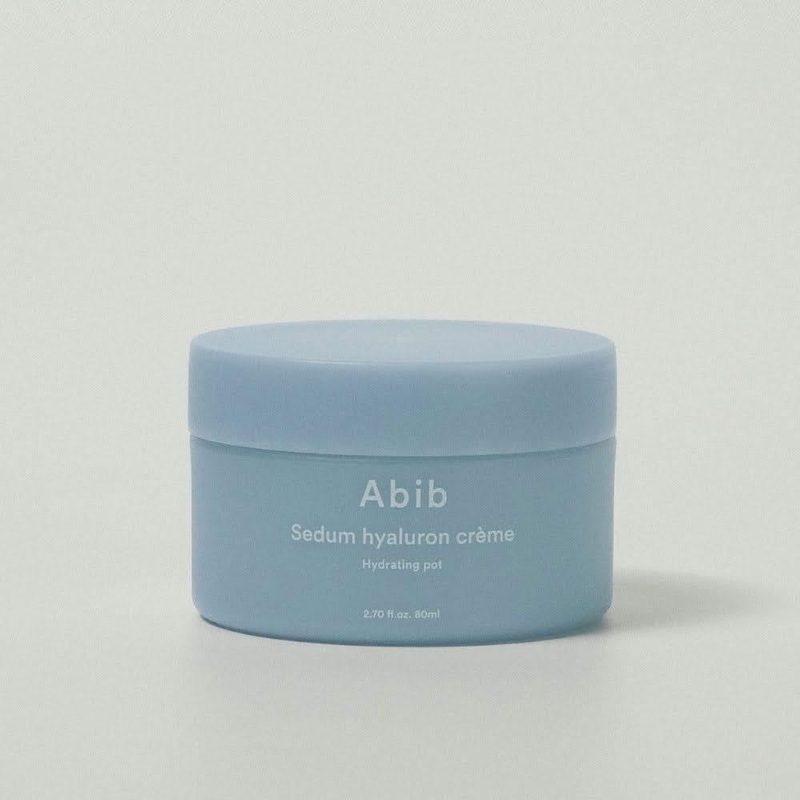 Abib Sedum Hyaluron Crme Hydrating Pot  80ml | Intense Hydration & Soothing Moisturiser for All Skin Types