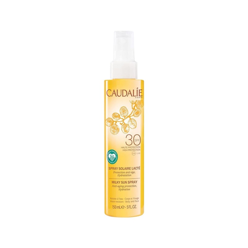 Caudalie Vinosun High Protection SPF30 Sunscreen Spray 150ml – Easy Application Sun Protection Spray