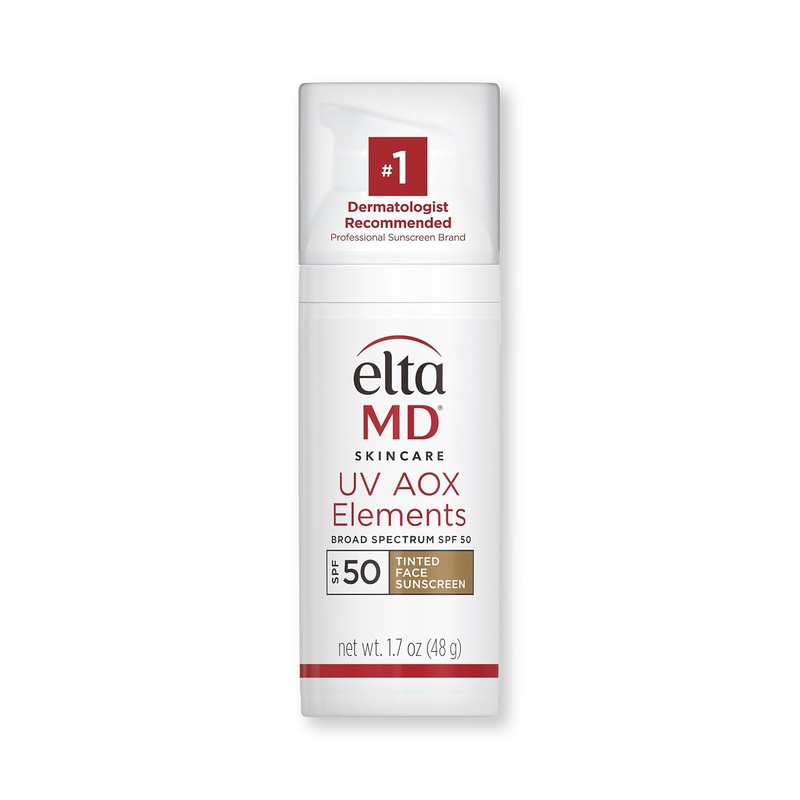 Elta Md UV AOX Elements Broad Spectrum SPF 50 Tinted Face Sunscreen 1.7OZ