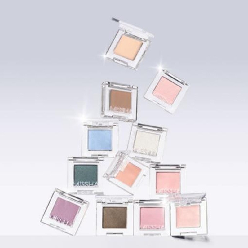MISSHA Modern Shadow 1.7g2g (34 Colours) | Vibrant, Long-Lasting Matte, Shimmer & Glitter Eye Shadows PINKSIS