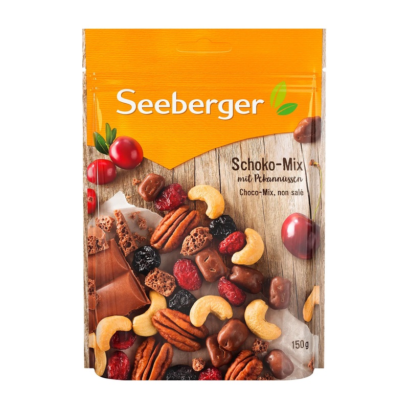 Seeberger Choco Mix with Pecans, 150 g