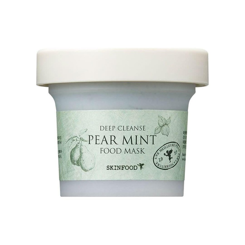 SKINFOOD Pear Mint Food Mask 120g | Cleanse & Refresh with Cooling Mint & Pear