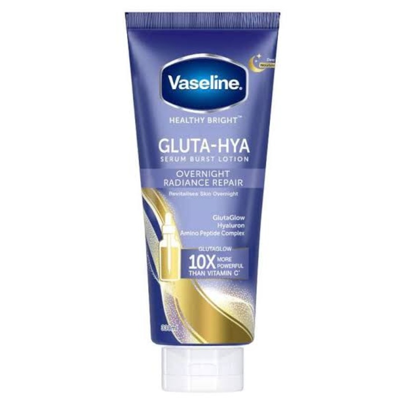 VASELINE GLUTA-HYA SERUM BURST LOTION OVERNIGHT RADIANCE REPAIR 330ml