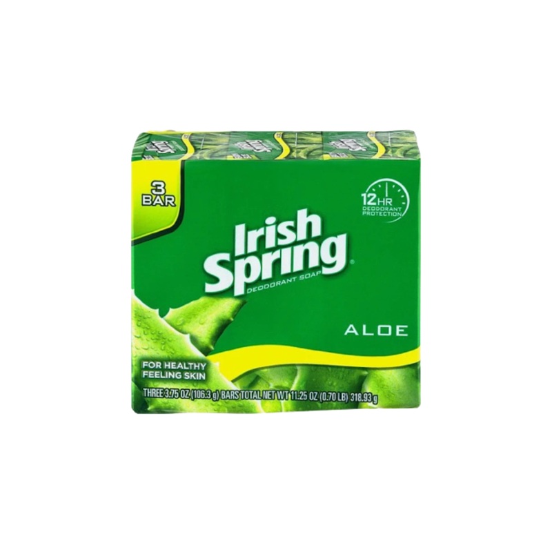 Irish Spring Aloe Soap 3PCS