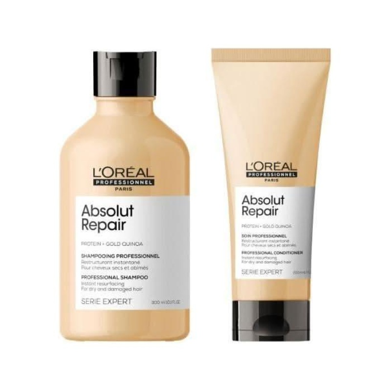 LOral Professionnel Serie Expert Absolut Repair Shampoo & Conditioner  Repair & Strengthen Damaged Hair  300ml + 200ml