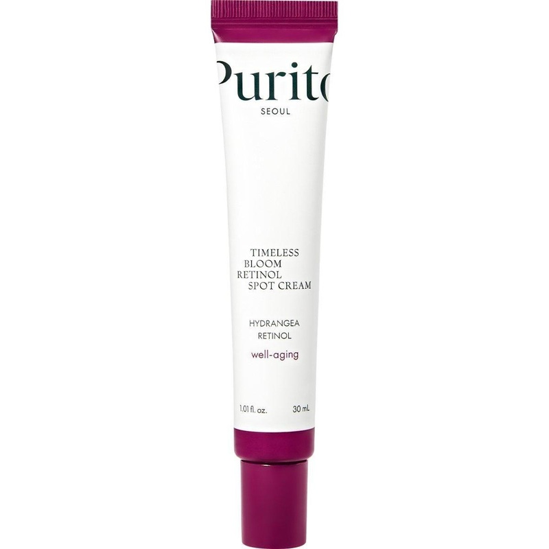 PURITO SEOUL Timeless Bloom Retinol Spot Cream 30ml – Powerful Wrinkle Reduction with Jeju Hydrangea Synergy