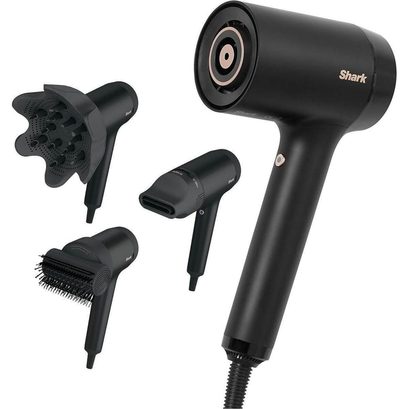 Shark STYLE iQ Ionic Hair Dryer & Styler  Fast Drying, No Heat Damage | Smart Styling for All Hair Types