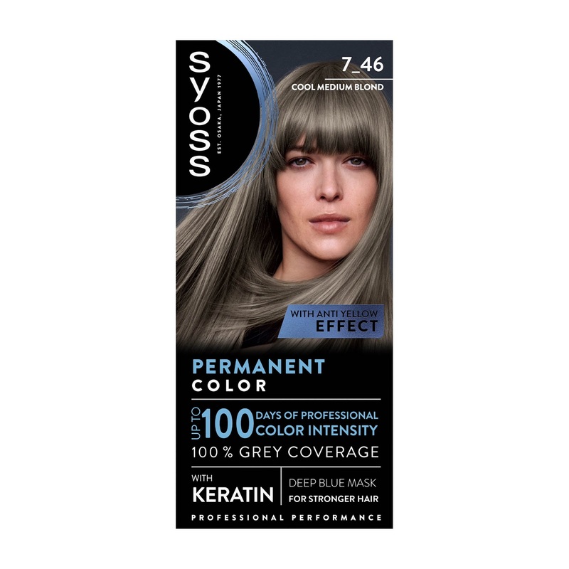 Syoss Professional 7_46 Cool Medium Blonde permanent color