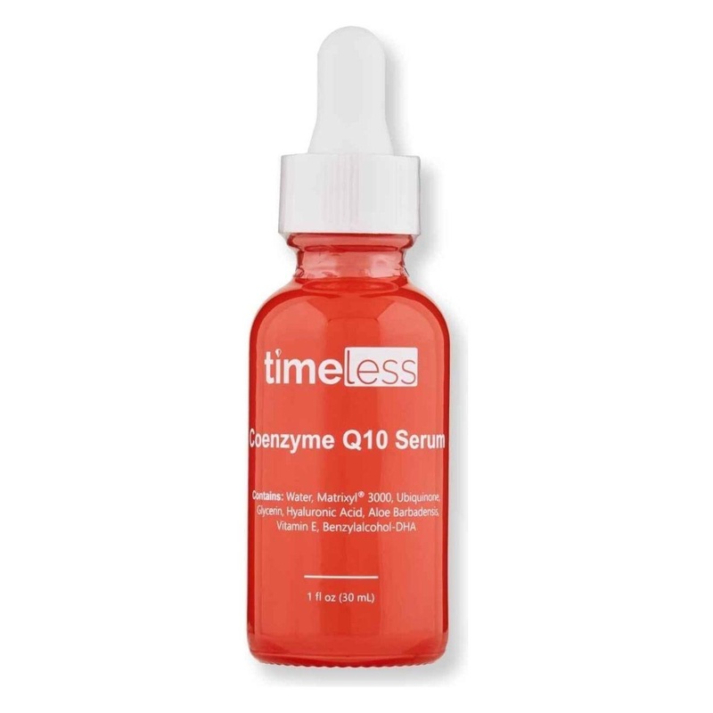 Timeless Skin Care Coenzyme Q10 Serum  30ml | Antioxidant-Rich Anti-Aging Serum with Matrixyl 3000 & Hyaluronic Acid