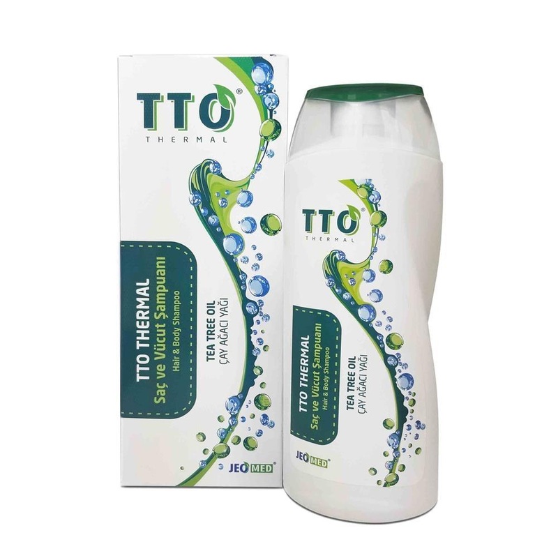 TTO Thermal Water Shampoo for Hair and Body – Gentle Cleansing, Strengthens Hair, 13.53 fl oz