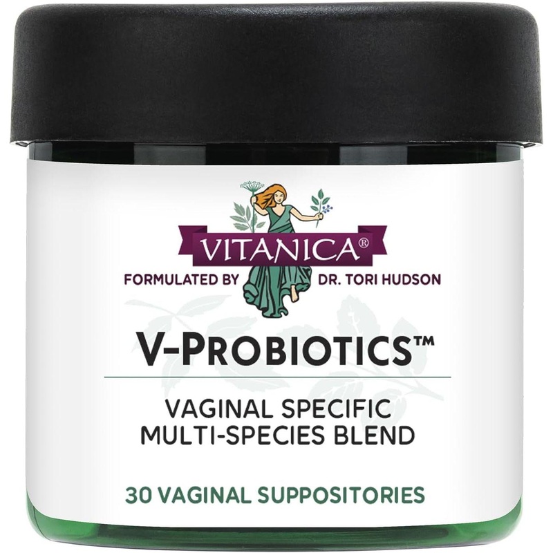 Vitanica V-Probiotics Multi Species Blend – 30 Vaginal Suppositories | Women’s Vaginal Health Support Lady – 30 Vaginal Suppositories