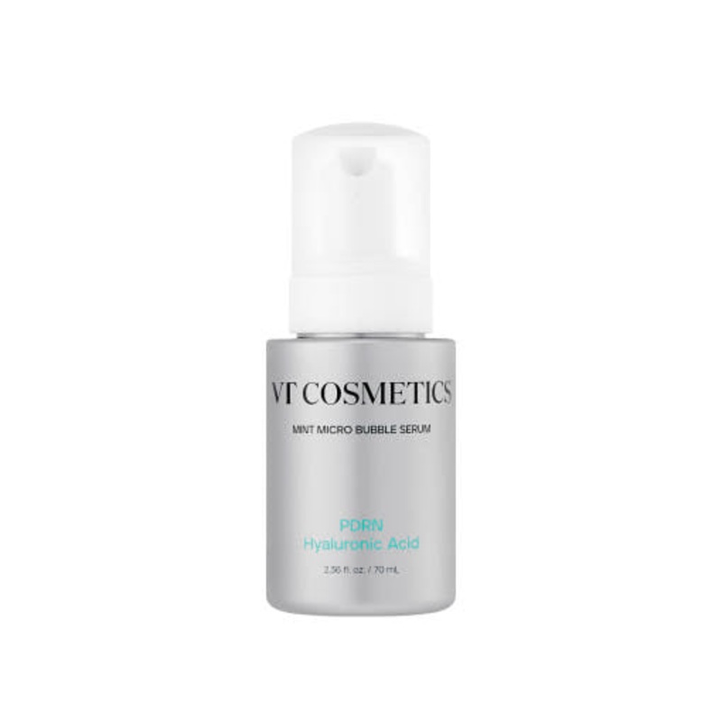VT PDRN Hyaluronic Acid Mint Micro Bubble Serum  70ml | Deep Hydration, Cooling & Skin Regeneration