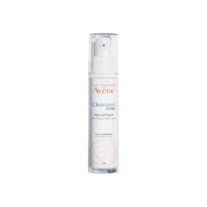 Avene Cleanance Women’s Smoothing Night Cream: Fight Acne & Aging, Refine Skin Texture with Retinal – Nighttime Acne Treatment, 30ml