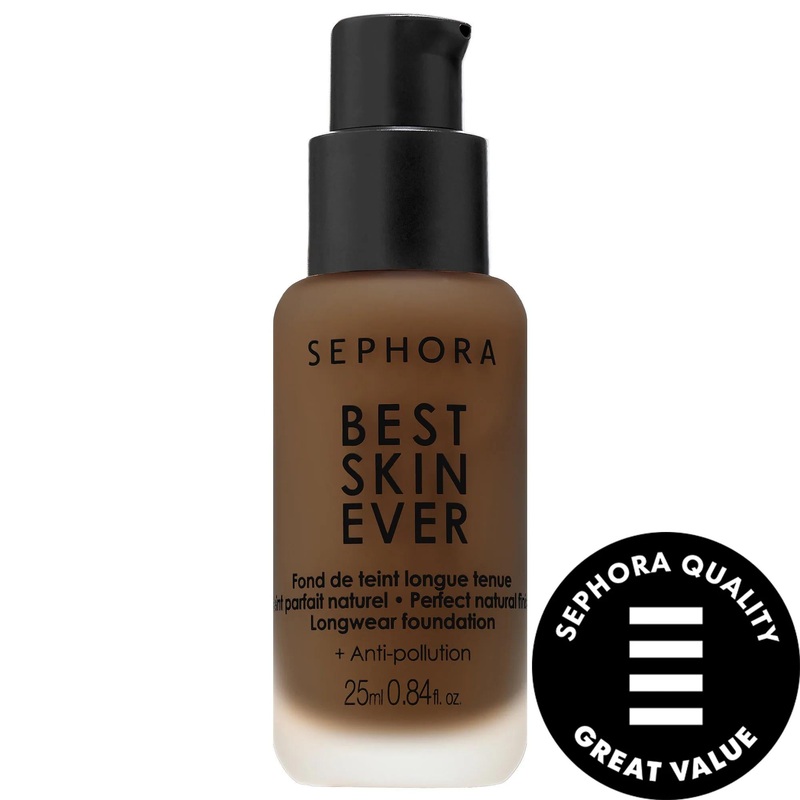 Best Skin Ever: Hydrating Liquid Foundation – Medium Coverage, Natural Finish, Long-Wearing & Anti-Pollution – With Hyaluronic Acid