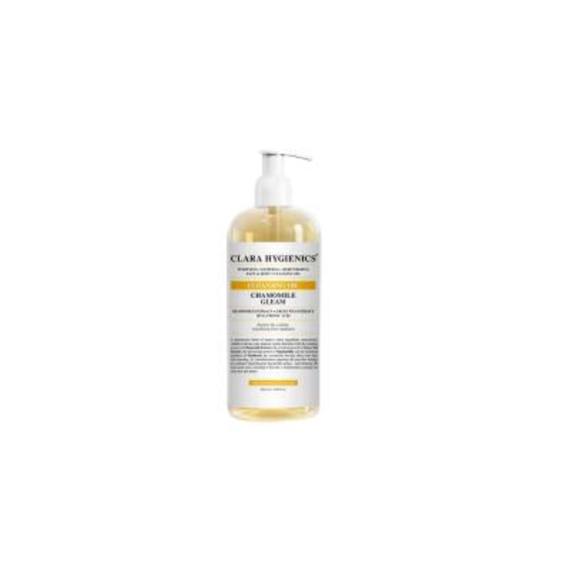 Clara Hygienics Chamomile Gleam Cleansing Oil – Natural Makeup Remover & Skincare for Sensitive Skin, Vegan & Cruelty-Free