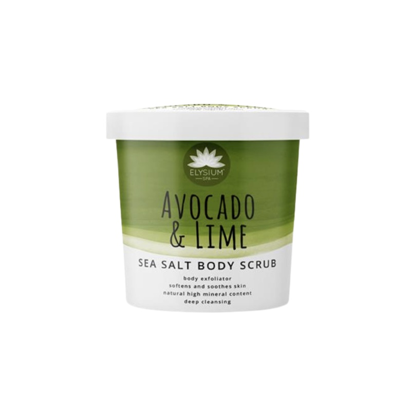 Elysium Avocado And Lime Sea Salt Body Scrub