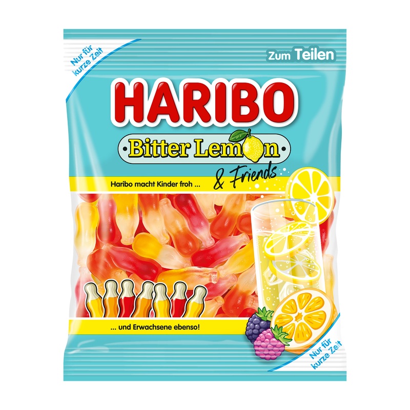 Haribo Bitter Lemon & Friends, 160 g