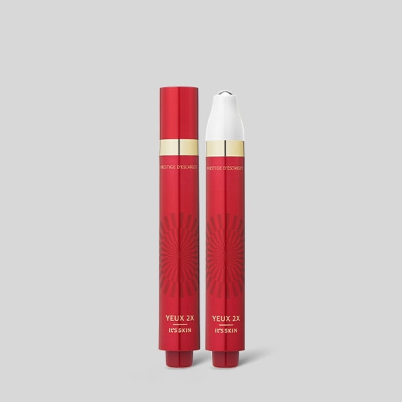It’S SKIN Prestige Yeux 2X Ginseng D’Escargot  15ml | Firming & Revitalising Eye Serum with Red Ginseng & Snail Mucin