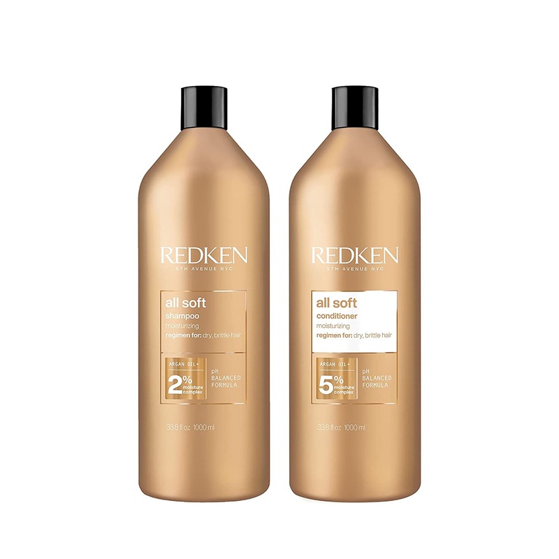 Redken All Soft Shampoo & Conditioner Liter Duo ($108 Value) LT Duo