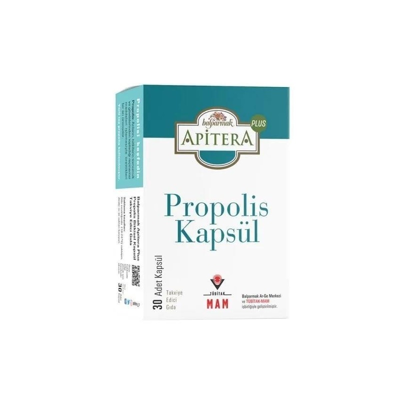 Apitera Propolis Supplement – 30 Capsules | Pure Propolis 125mg | Immune System Support | Natural Health Product