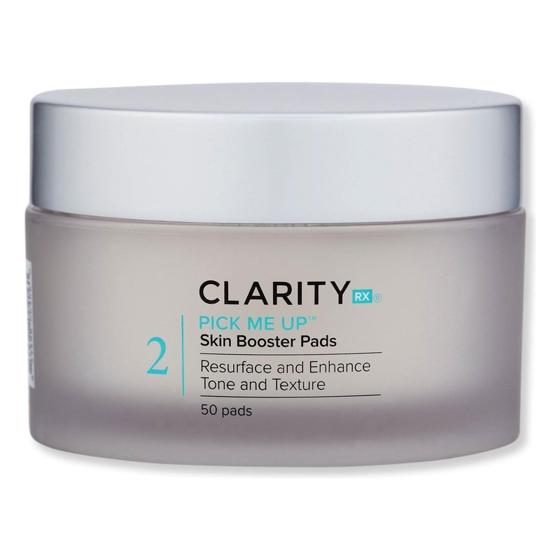 ClarityRx Pick Me Up Booster Pads  120ml | AHA/BHA Resurfacing Peel Pads for Clear, Radiant Skin