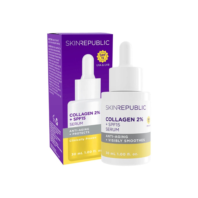 Skin Republic Collagen 2% +SPF 15 Serum 30ml