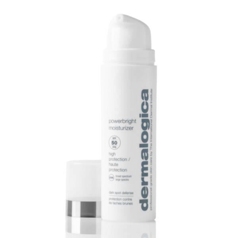Dermalogica PowerBright SPF 50 Moisturizer: Reduce Dark Spots & Uneven Tone, Daily Sun Protection, Brighten Skin – 50ml
