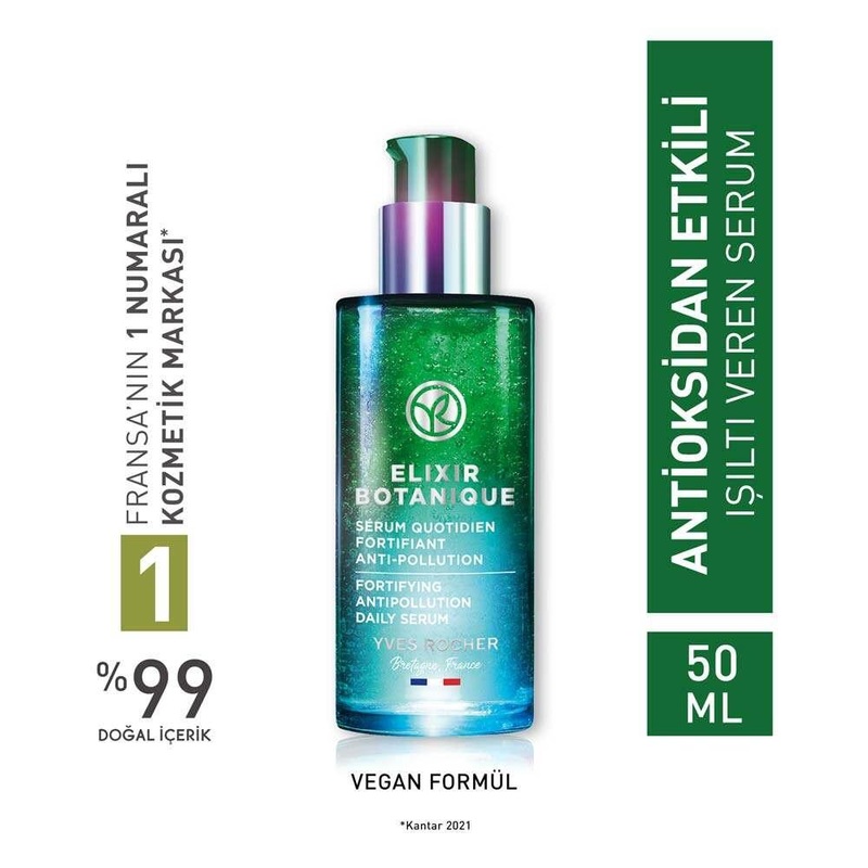 Elixir Botanique Anti-Aging Facial Serum – Natural Botanical Skincare for Fine Lines & Wrinkles Reduction