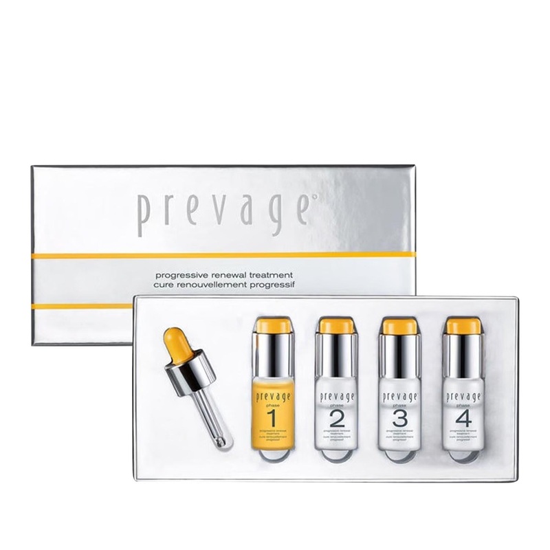 Elizabeth Arden Anti-Aging Serum – Prevage Progressive Renewal Treatment 4×10 ml for Progressive Skin Renewal