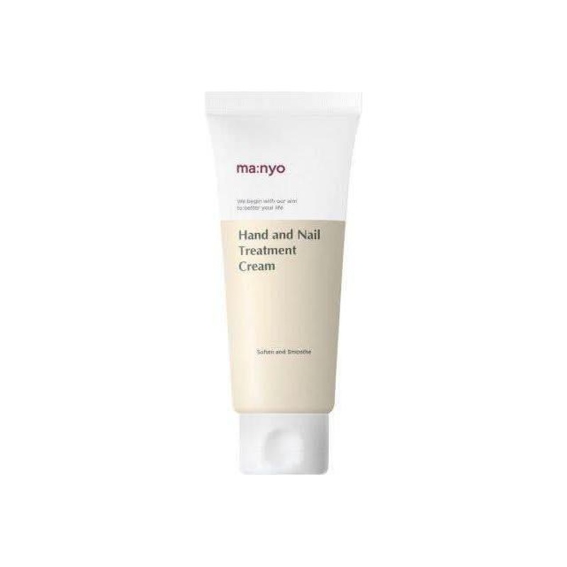 manyo Hand and Nail Treatment Cream  60ml | Intensive Moisture, Anti-Ageing & Nail Strengthening Care