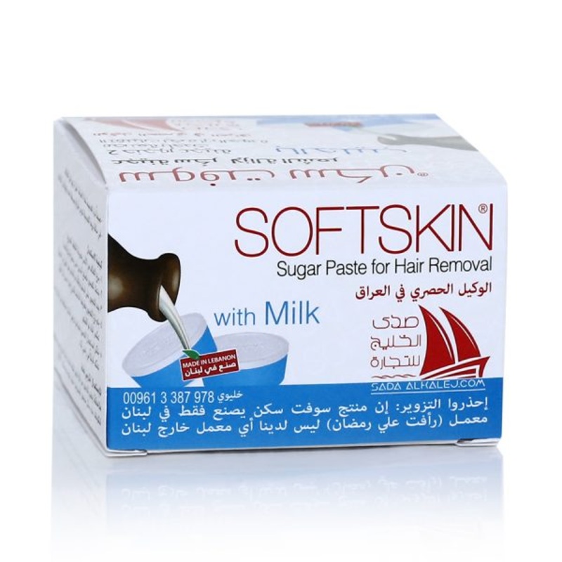 Soft skin sugar paste for hair removal 80g – With Milk