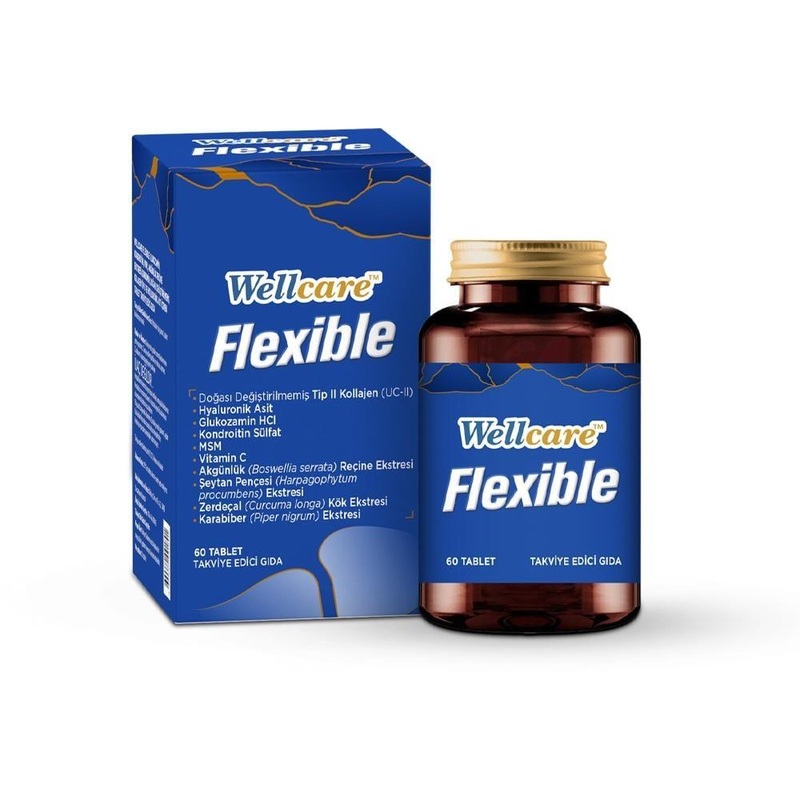 Wellcare Joint Health Supplement with Type II Collagen, Glucosamine, and Hyaluronic Acid – 60 Tablets