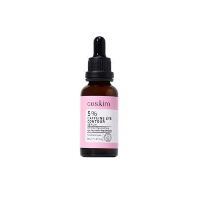 Coskim 5% Caffeine Eye Contour Serum – Anti-Aging, Dark Circle Reduction, Vegan Skincare