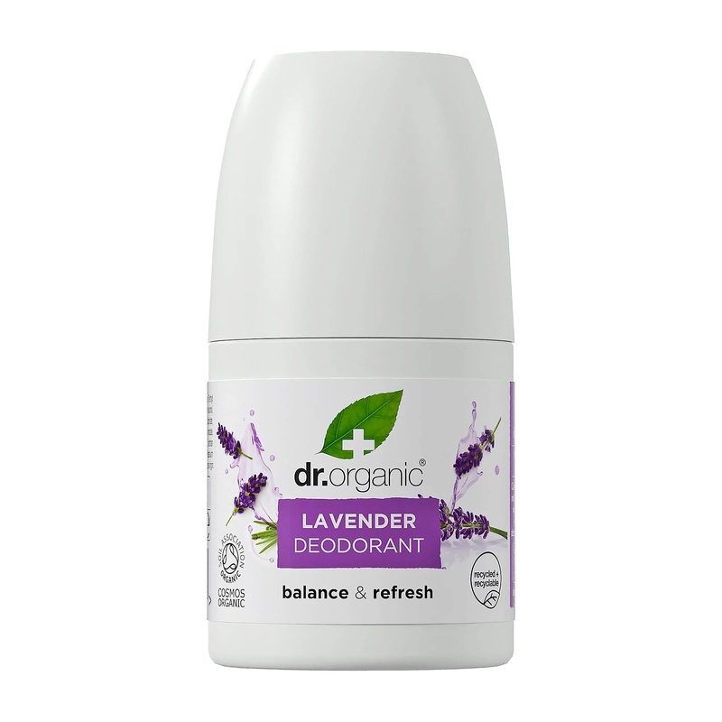 Dr Organic Lavender balance & refresh deodorant roll-on, 50 mL