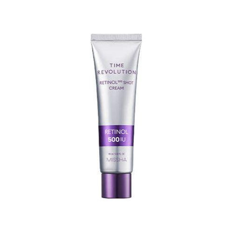 MISSHA Time Revolution Retinol 500 Shot Cream  60ml | Intensive Anti-Aging & Elasticity Boost