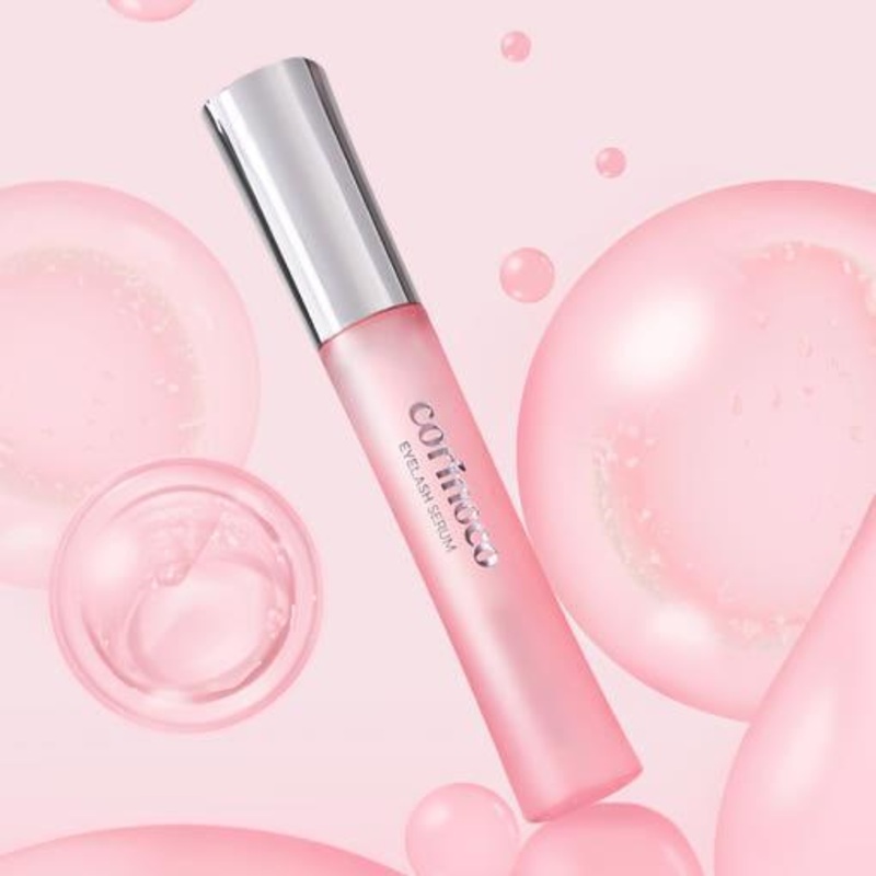 CORINGCO Pink Collagen Power Eyelash Serum  13ml | Boost Lash Length & Volume in 4 Weeks
