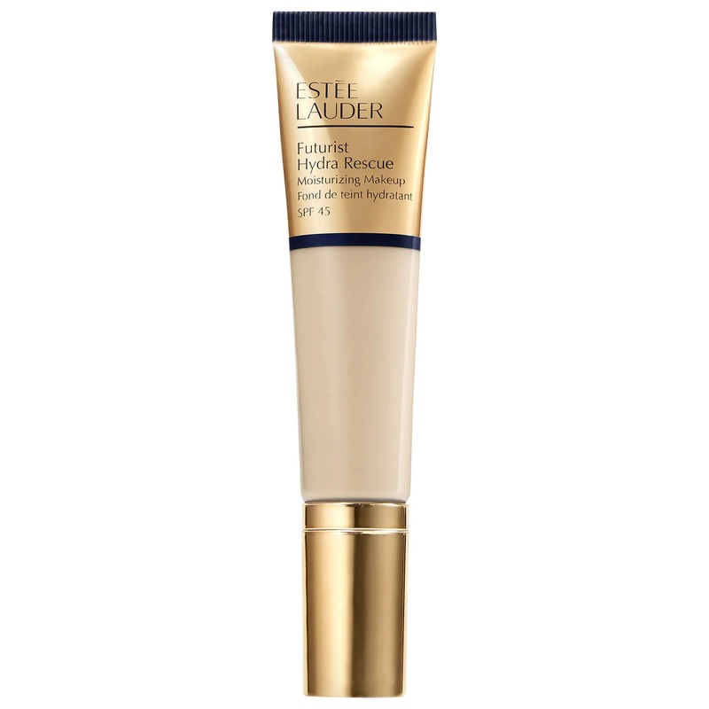 Este Lauder Futurist Hydra Rescue Moisturizing Foundation SPF 45: Hydrating, Medium Coverage, Blue Light & Sun Protection