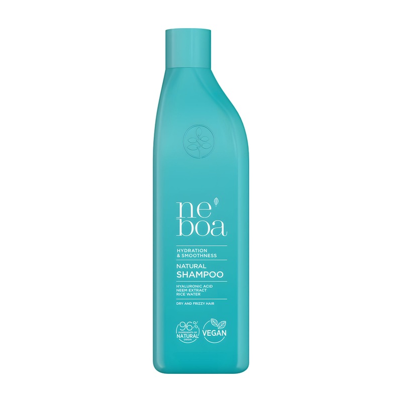 neboa Hydration & Smoothness natural shampoo for dry and frizzy hair, 300 mL