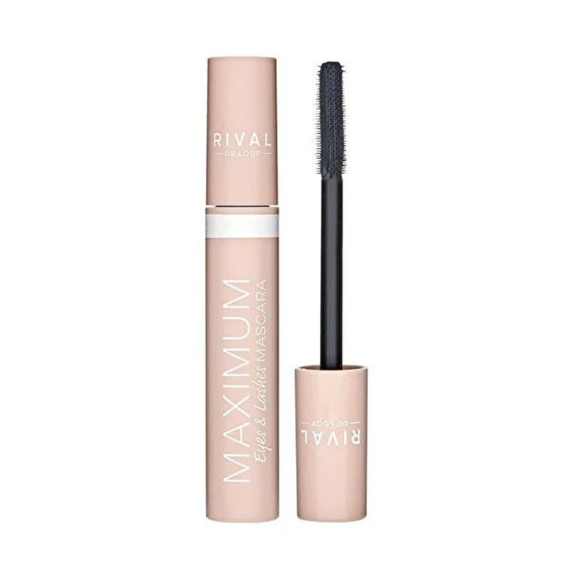 Rival De Loop Maximum Eyes & Lash Mascara Siyah 13 ml – Enhances Lashes, Clump-Free, Portable