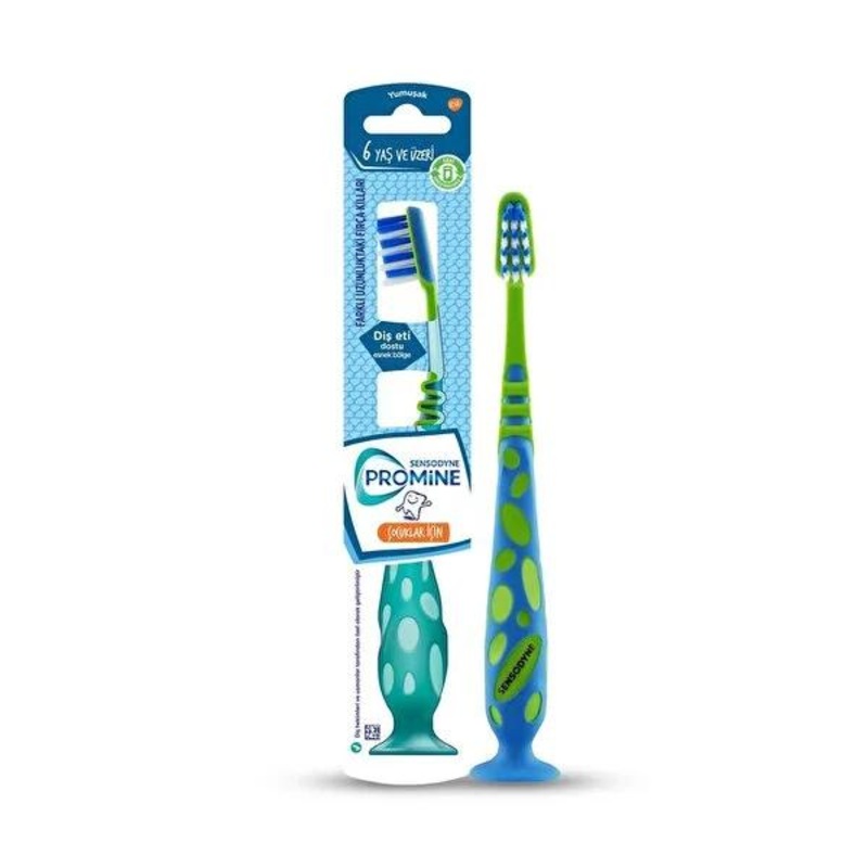 Sensodyne Promine Children’s Toothbrush for Mixed Dentition – Ergonomic Handle, Gentle Cleaning for Kids 6+ Years