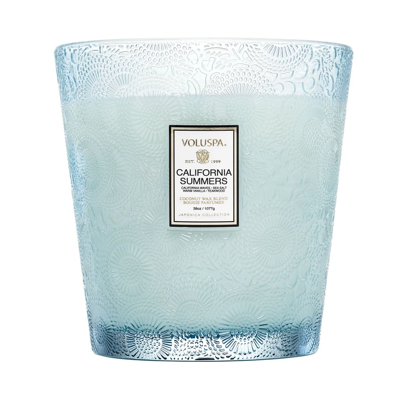 Voluspa Japonica 3 Wick Hearth Candle 38oz California Summers